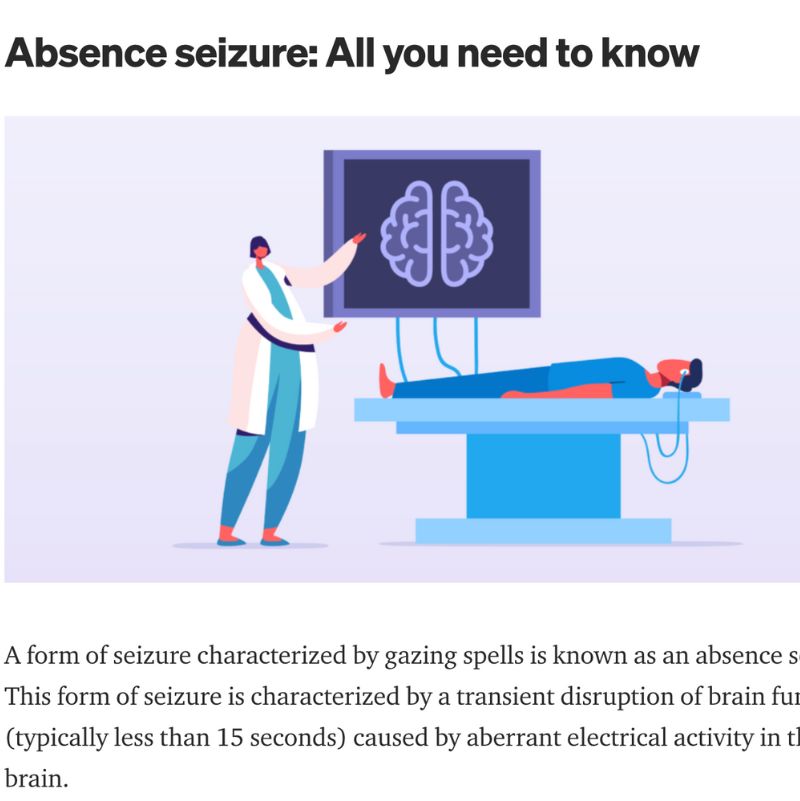 Absence Seizure: All you need to know
